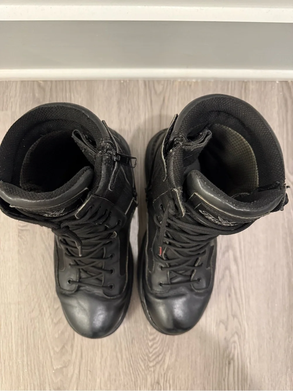 Thorogood Men's Black Tactical Lace-Up Boots